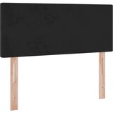  Krevet s prostorom za pohranu s LED-om Crna 120 x 190 cm Baršun | shoptok.hr