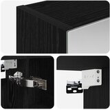  Kupaonski ormar s ogledalom Crni hrast 50 x 14,5 x 70 cm | shoptok.hr