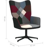  Stolica za opuštanje s osloncem za noge patchwork od tkanine | shoptok.hr