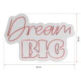 WALLXPERT dekorativna plastična led rasveta dream big pink | ePonuda.com