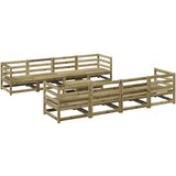  9-dijelni set vrtnih sofa od impregnirane borovine | shoptok.hr