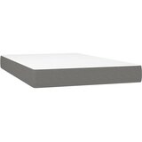  Krevet s oprugama i madracem tamnosivi 120 x 200 cm od tkanine | shoptok.hr