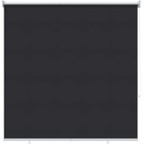 vidaXL Rolo zavjesa za vanjsku uporabu s UV zaštitom Antracit - Antracit 140 x 230 cm | shoptok.hr