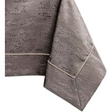 AmeliaHome Stolnjak Vesta s manšetom i obrubom 130x130 cm, smeđa Cijene