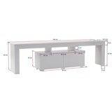 Hanah home TV komoda, enklava, 180x50x31.3cm, smeđa | Eponuda.ba