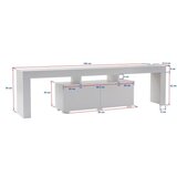 Hanah home tv polica enclave atlantic pine