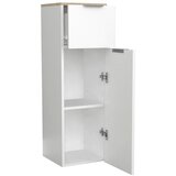 MID.YOU Visoka Komoda Donali, Bela, Barva Hrasta | Shoptok.si
