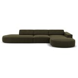 Micadoni Home Zelena žametna kotna zofa (desni kot) Jodie - Micadoni Home Cene
