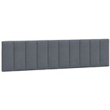  Posteljni okvir z vzglavjem temno siv 200x200 cm žamet, (21081716) | Shoptok.si