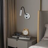  Brilagi - LED fleksibilna zidna lampa MAYA LED/3W/230V 4000K srebrna | Eponuda.com
