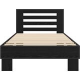  Okvir kreveta s uzglavljem Crni hrast 80 x 200 cm | shoptok.hr