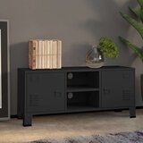vidaXL Industrijski TV ormarić crni 105 x 35 x 42 cm metalni | shoptok.hr