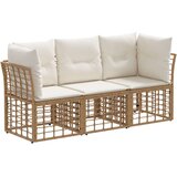  Set vanjskih sofa Prirodna Poliester - Prirodna bez stola | shoptok.hr