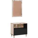 vidaXL Set namještaja za kupaonicu Zidne 2 pcs Bijelo 62 x 33 x 58 cm | shoptok.hr
