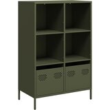  Visoka komoda maslinastozeleni 68x39x103,5 cm od čelika | shoptok.hr