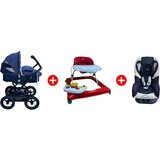 Brevi kolica/ram rider 4 route + nosiljka navichela + hodalica tin tin + auto sedište gp sport panna