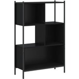  The Living Store Knjižna omara črna 72x28x109 cm inženirski les - Knjižna Omara, (21442771) | Shoptok.si