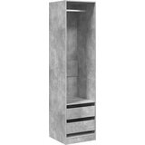  Ormar s ladicama boja betona 50x50x200 cm od konstruiranog drva | shoptok.hr