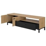 MID.YOU Tv-element Trust, Črna, Barva Hrasta | Shoptok.si