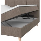 Bessagi Home Postelja Z Vzmetnico Monza, Rjava, Z Nadvložkom, 180x200 | Shoptok.si