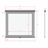 Reflecta Ručno platno za projektor CrystalLine, 200x200 cm | Eponuda.ba