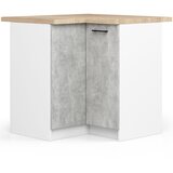 AKORD Oliwia Kuhinjska Spodnja Omarica Z Delovnim Pultom, Bela/Beton, (5000333186) | Shoptok.si