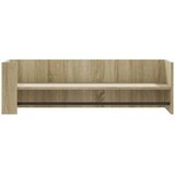  Zidna polica boja hrasta sonome 100 x 35 x 30,5 cm drvena | shoptok.hr