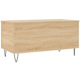 vidaXL Klubska mizica sonoma hrast 90x44,5x45 cm inženirski les | Shoptok.si