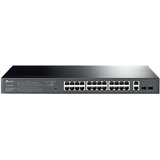 Tp-link 28-port gigabit Easy Smart switch with 24 PoE+ ports, 26 10/100/1000Mbps RJ-45 ports, 2 SFP uplink ports, compliant with 802.3af/at, 250W PoE budget, support Priority Mode, PoE Auto Recovery, | Eponuda.ba
