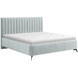 Hom`in OBLAZINJENA POSTELJA 180 cm x 200 cm , tekstil modrosiva Cene