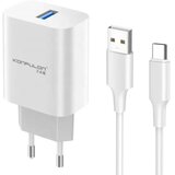 Konfulon Kućni punjač C87 + USB Type C Px24 brzi 5V/3A Cene