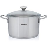 Metalac INOX POSUDA DUBOKA SANTINO 24 CM/6,00 LIT BOROSILIKAT POKL. CrNi 18/10 | shoptok.hr