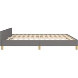  Okvir kreveta bez madraca tamnosivi 180x200 cm od tkanine | shoptok.hr