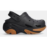Crocs Natikače Bubble Crush Clog za žene, boja: crna, s platformom, 210061 | shoptok.hr