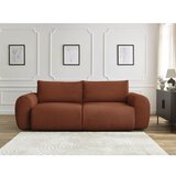 Bobochic Paris Opečnato oranžna raztegljiva sedežna garnitura iz rebrastega žameta 257 cm Lucien – | Shoptok.si
