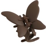 IZMAEL Sponka za lase ME-30228 - Temno Rjava | Shoptok.si