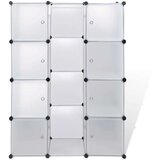 vidaXL modularni Kabinet s 9 Odjeljaka 37 x 115 x 150 cm Bijeli | shoptok.hr