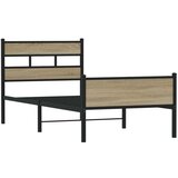 vidaXL Okvir kreveta bez madraca boja hrasta sonome 80 x 200 cm drveni | shoptok.hr