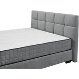 MID.YOU POSTELJA Z VZMETNICO 160 cm x 200 cm , tekstil, leseni material antracit | Shoptok.si