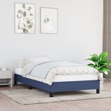 vidaXL Posteljni okvir moder 80x200 cm blago Cene