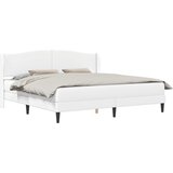  Krevetna konstrukcija Bijela 200 x 200 cm Umjetna koža | Shoptok.si