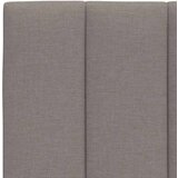  Postelja z vzmetnico taupe 180x200 cm blago | Shoptok.si