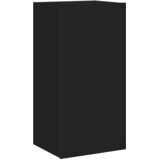  Zidni TV ormarić s LED svjetlima crni 40,5x35x80 cm | Eponuda.com