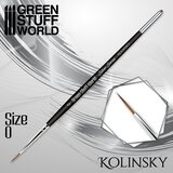 Green Stuff World SILVER SERIES Kolinsky Brush Size 0 | Četkica za Minijature Cene
