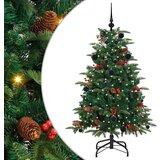 vidaXL Umestno božično drevo Zelena 150 cm PVC, kovina in plastika | Shoptok.si