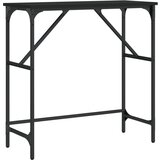  The Living Store Konzolna mizica črna 75x32x75 cm inženirski les - Konzolna Mizica, (21444925) | Shoptok.si