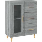  Komoda siva sonoma 69,5x34x90 cm inženirski les, (20654646) | Shoptok.si