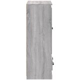  Visoka komoda siva sonome 60x35,5x103,5 cm konstruiranog drva | Eponuda.ba