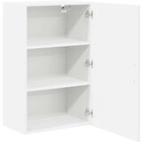 vidaXL zidni kuhinjski ormarić visoki sjaj bijela 50 x 31 x 80 cm | shoptok.hr