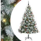  Umjetno božićno drvce S LED lampica Zelena i bijela 210 cm | shoptok.hr